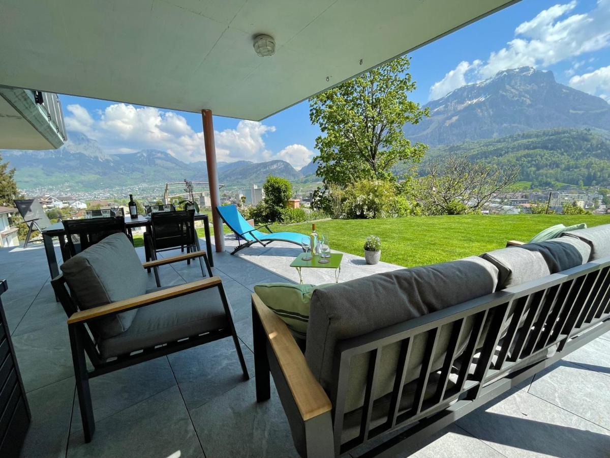 Ferienwohnung Seesicht Brunnen Exteriér fotografie